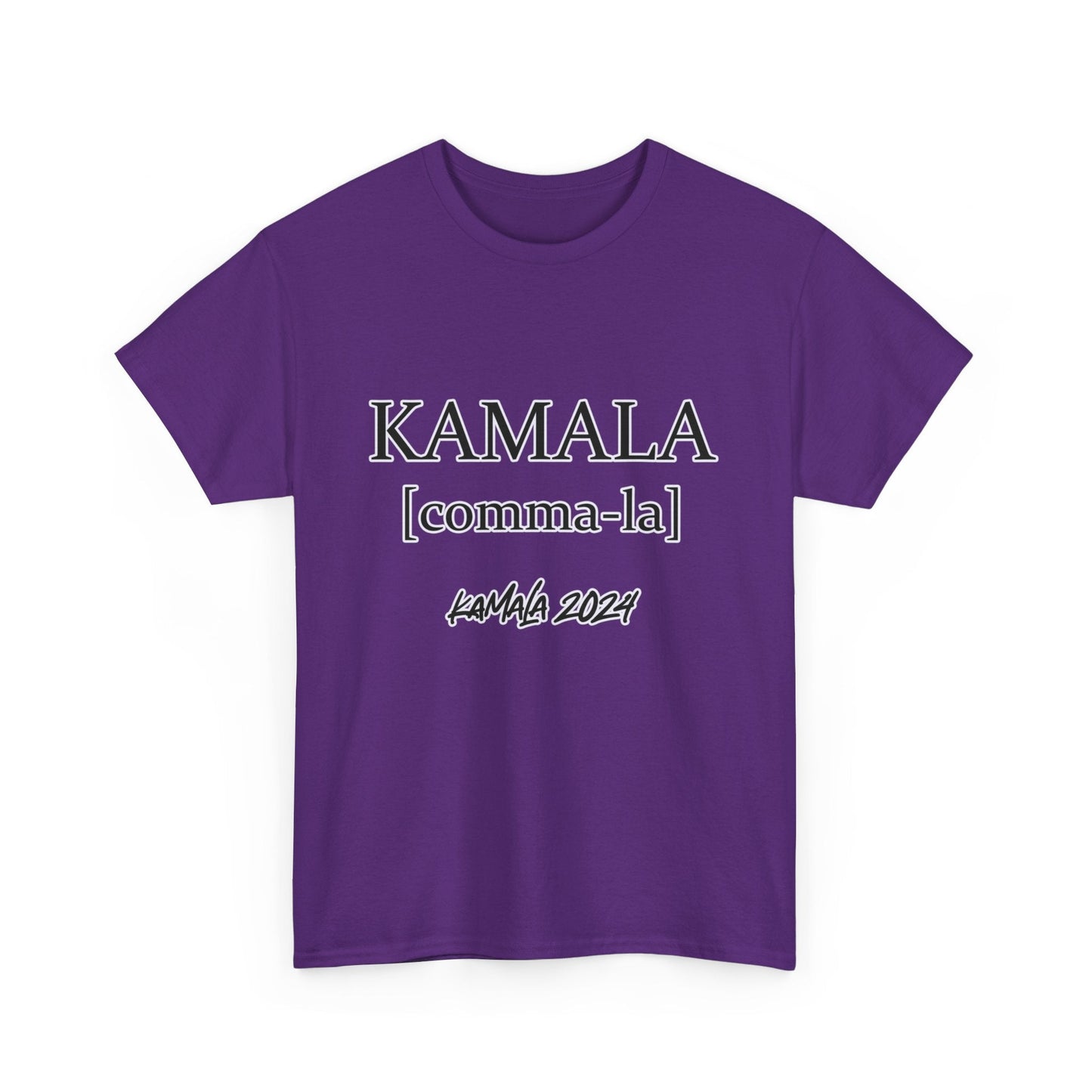 KAMALA [comma-la] Pronunciation Unisex Heavy Cotton Tee