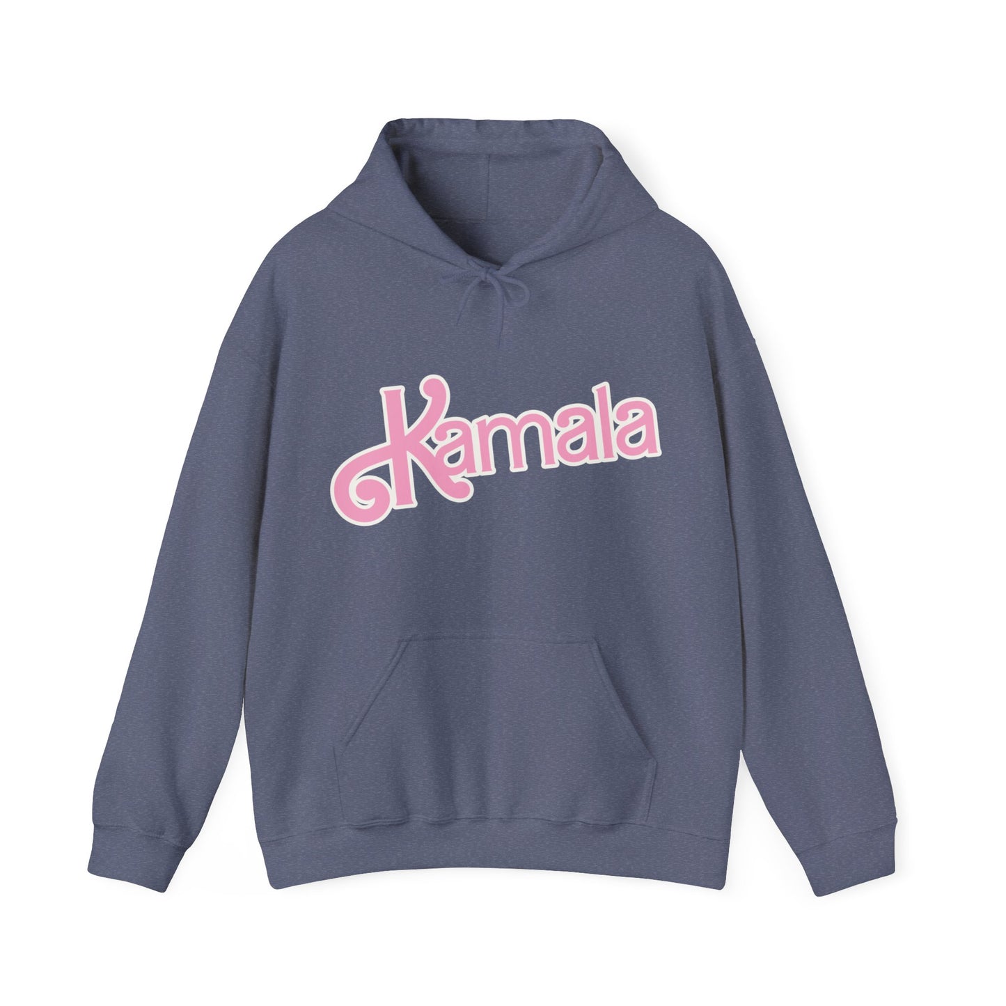 Kamala Pink Font Unisex Heavy Blend™ Hooded Sweatshirt