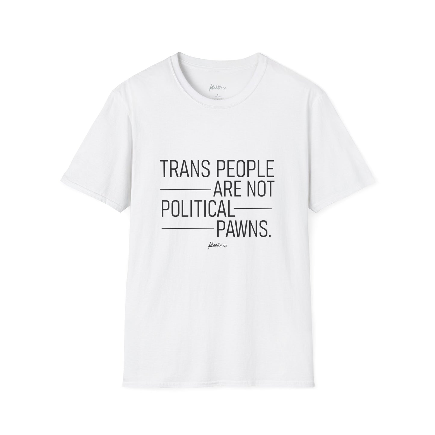 Trans Rights Softstyle Tee - Unisex T-Shirt from Kennidi co