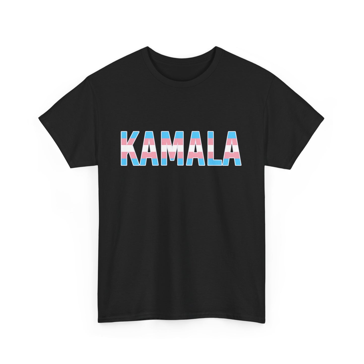 Kamala Trans Pride Flag Unisex Heavy Cotton Tee