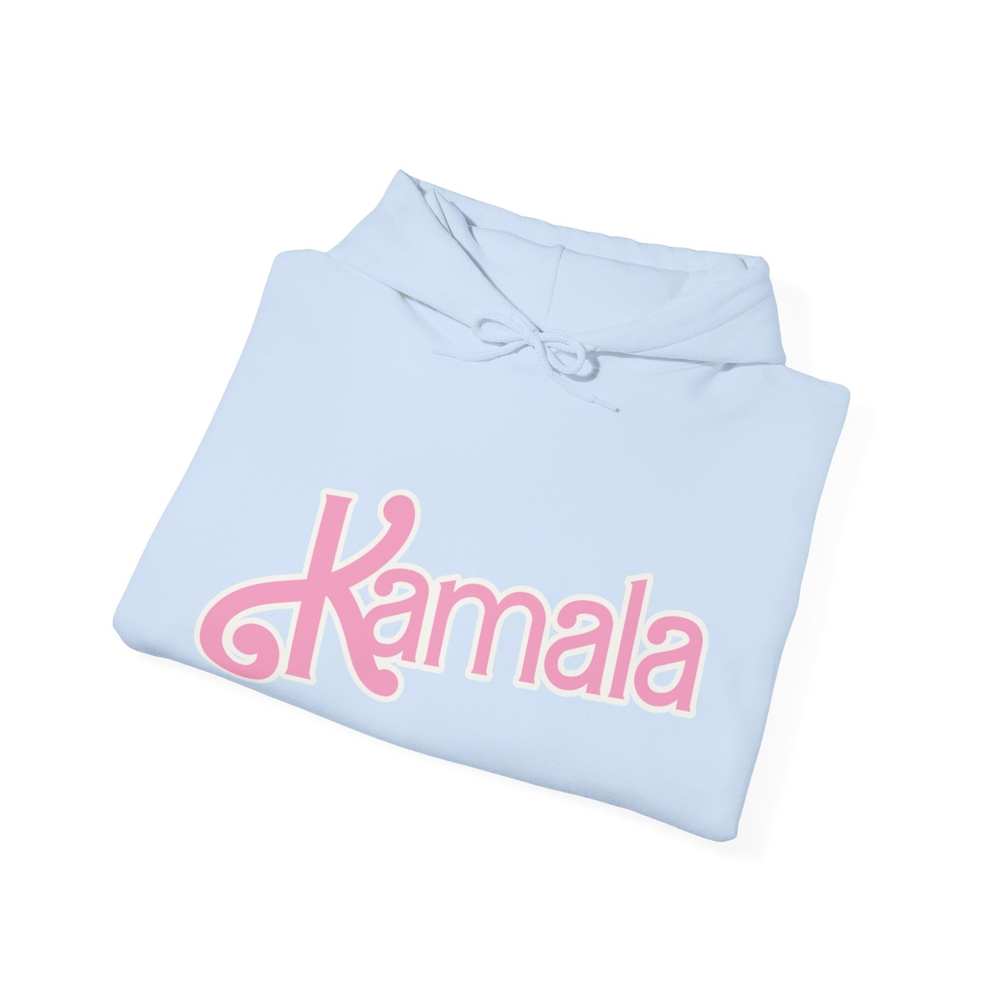 Kamala Pink Font Unisex Heavy Blend™ Hooded Sweatshirt