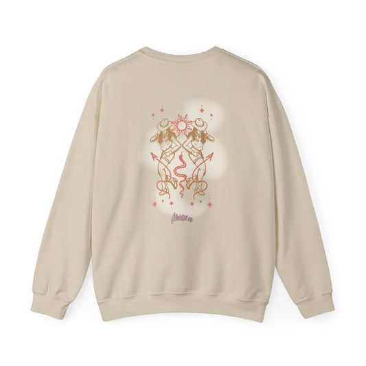 Cowgirls Southern Queen Crewneck Sweatshirt - Kennidi Co Collection