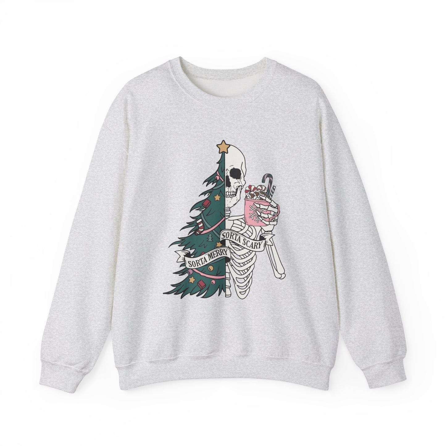 Sorta Merry Sorta Scary Holiday Xmas Sweatshirt