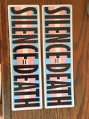 Silence = Death Bumper Sticker