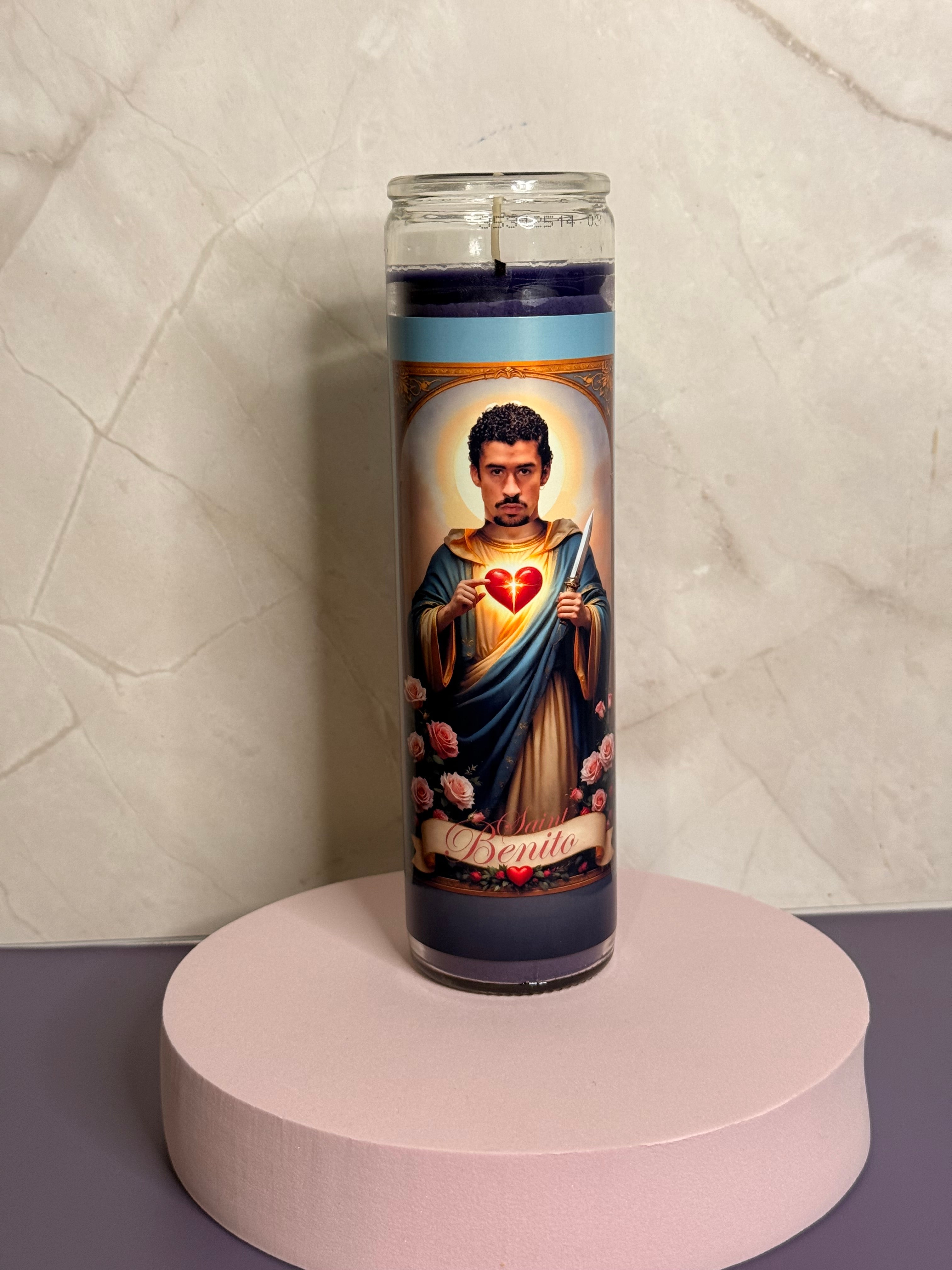 St Benito Prayer Candle