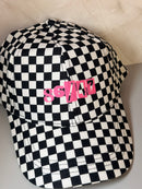 86/47 Checkered 80s style hat