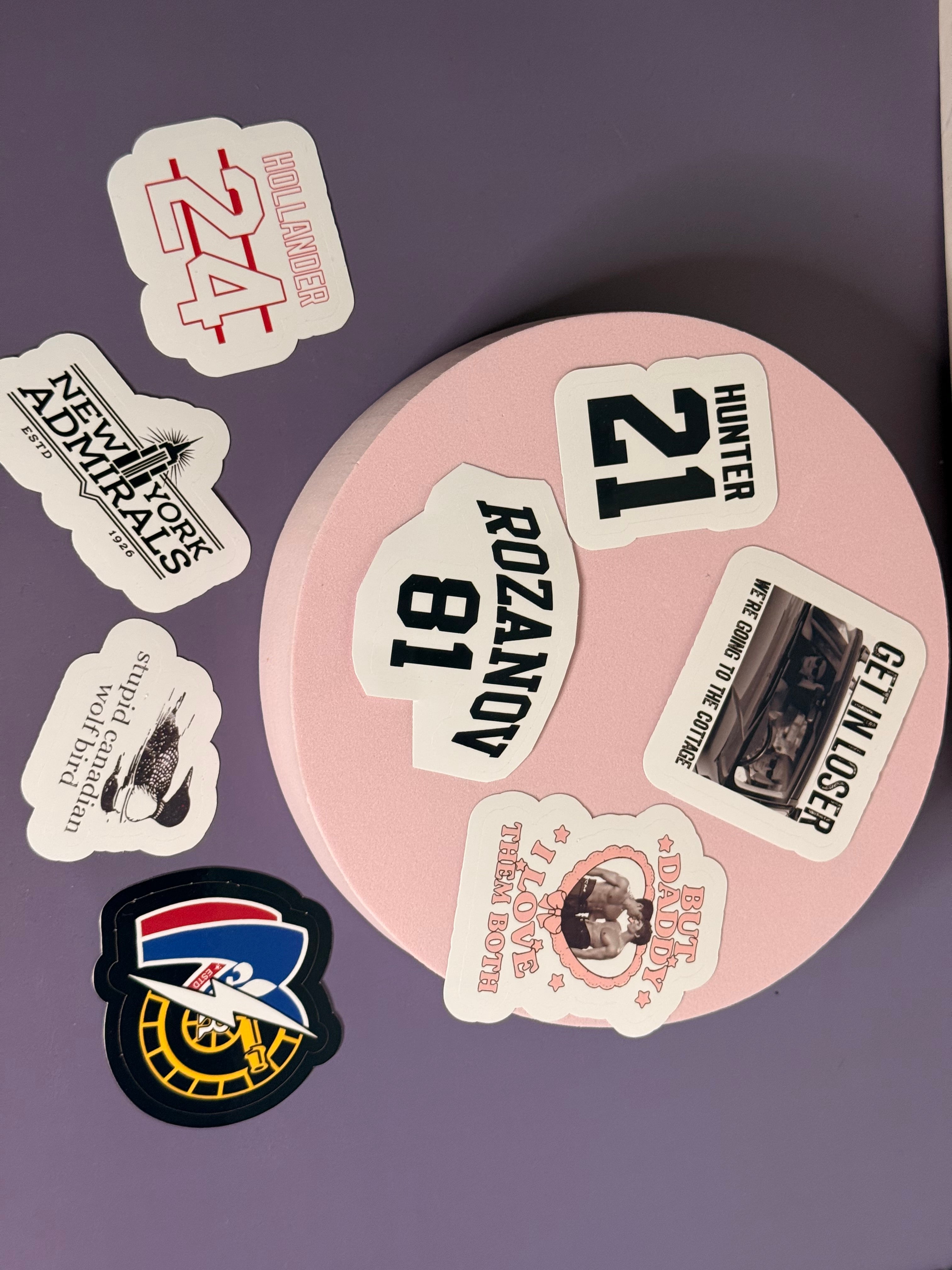 Heated Rivalry Sticker Pack, Gay Hockey