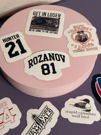 Heated Rivalry Sticker Pack, Gay Hockey