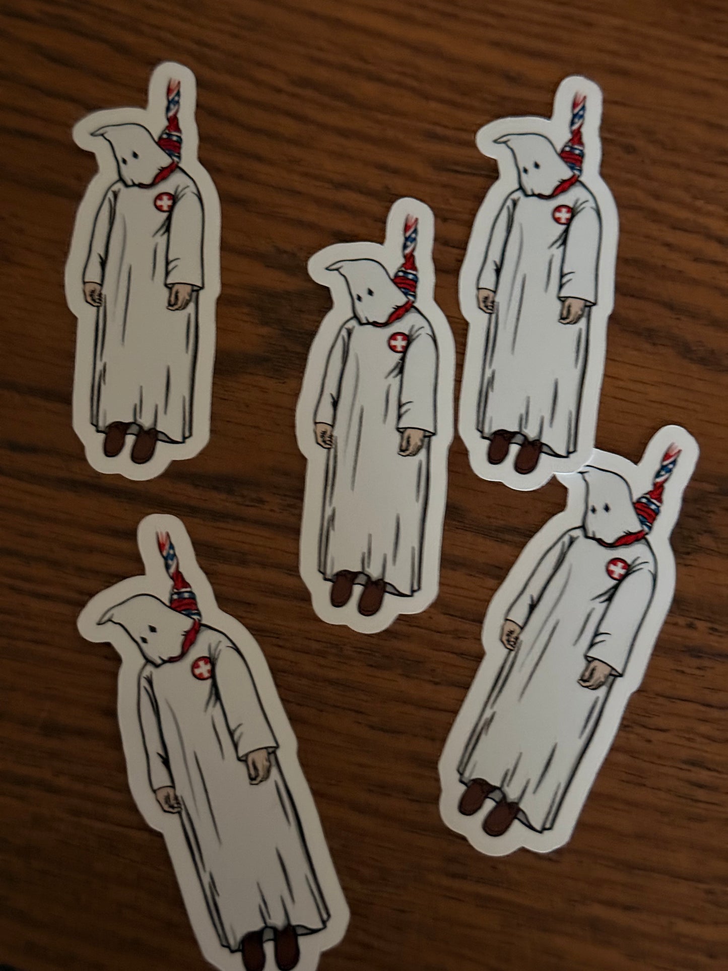 Hang The Klan Ghost Stickers