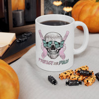 Protect the Dolls Ceramic Mug — Cute Gothic Coffee Cup (11oz, 15oz)