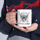 Protect the Dolls Ceramic Mug — Cute Gothic Coffee Cup (11oz, 15oz)