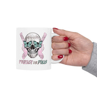 Protect the Dolls Ceramic Mug — Cute Gothic Coffee Cup (11oz, 15oz)