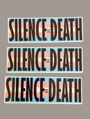 Silence = Death Bumper Sticker