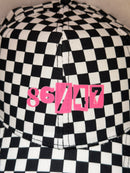 86/47 Checkered 80s style hat