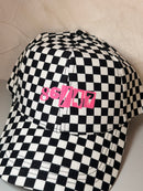 86/47 Checkered 80s style hat