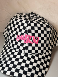 86/47 Checkered 80s style hat
