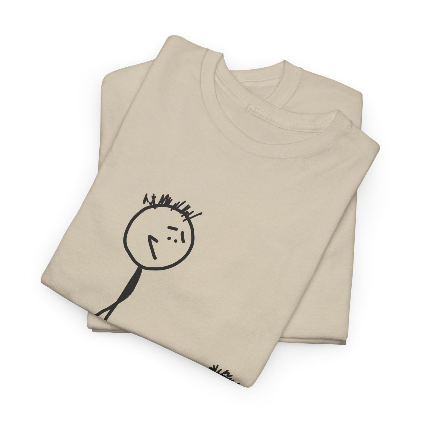 Funny Stick Figure Unisex Tee - Fk'n It by Kennidi Co