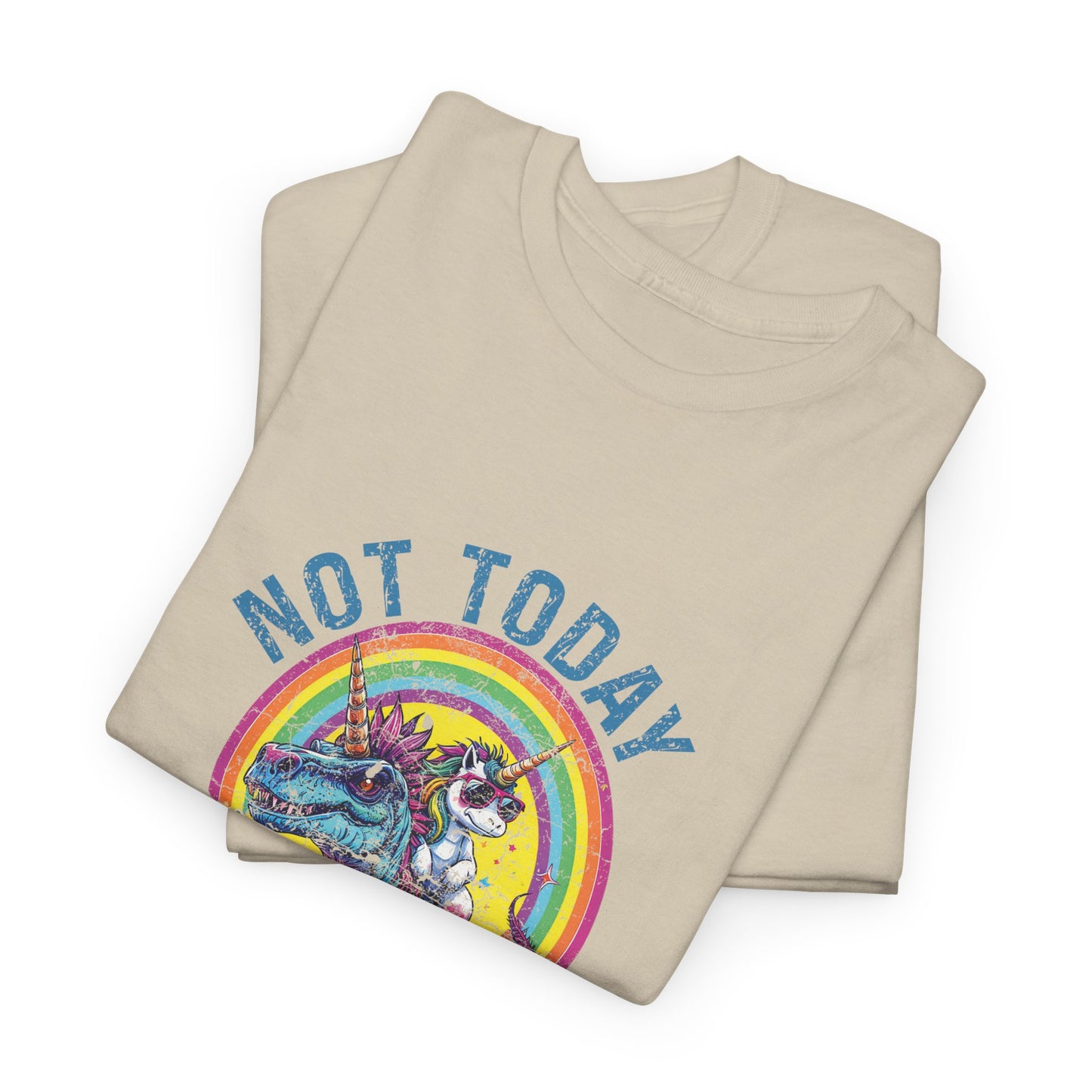 Not Today Jesus T-Rex & Unicorn T-shirt