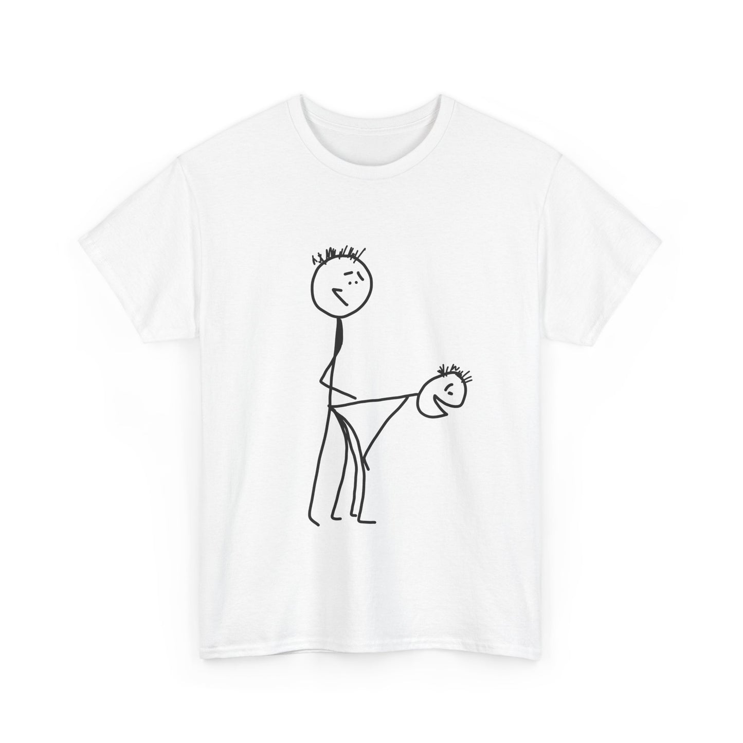 Funny Stick Figure Unisex Tee - Fk'n It by Kennidi Co