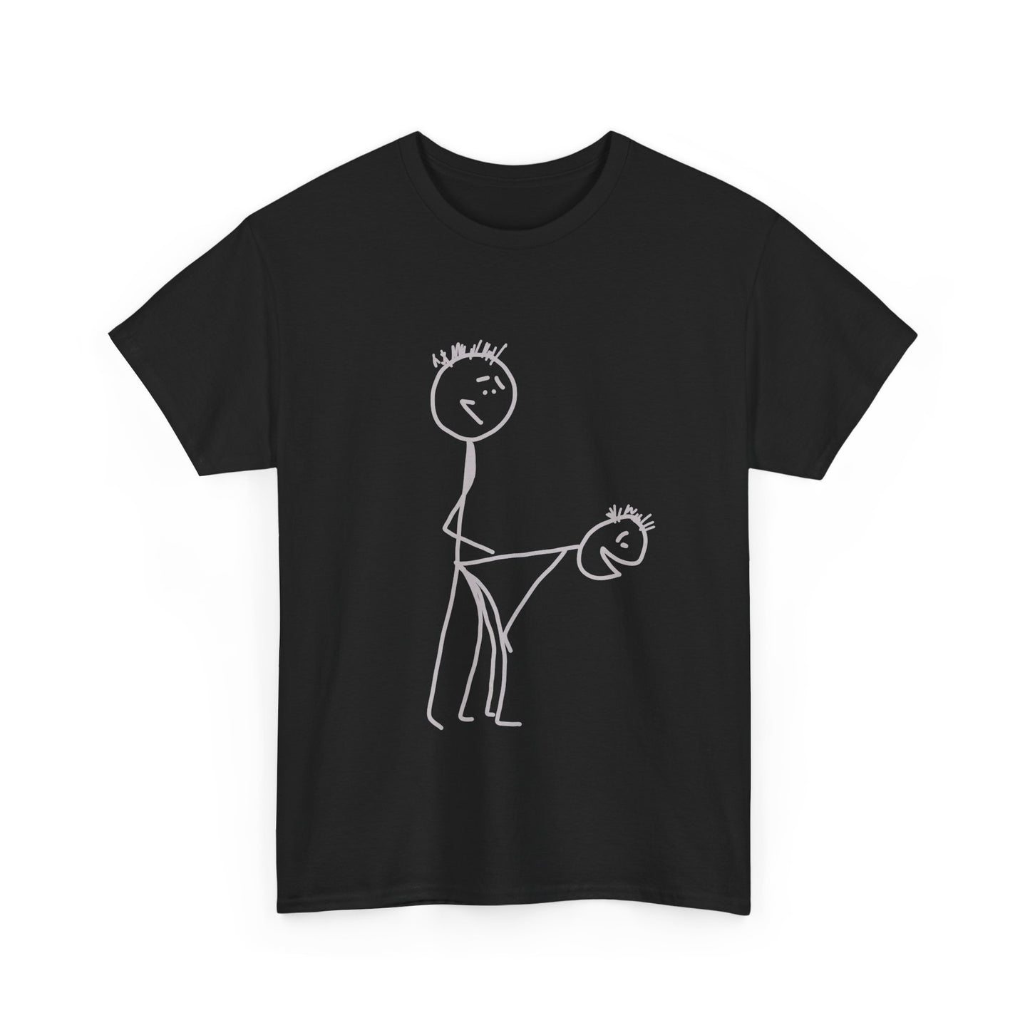 Funny Stick Figure Unisex Tee - Fk'n It by Kennidi Co