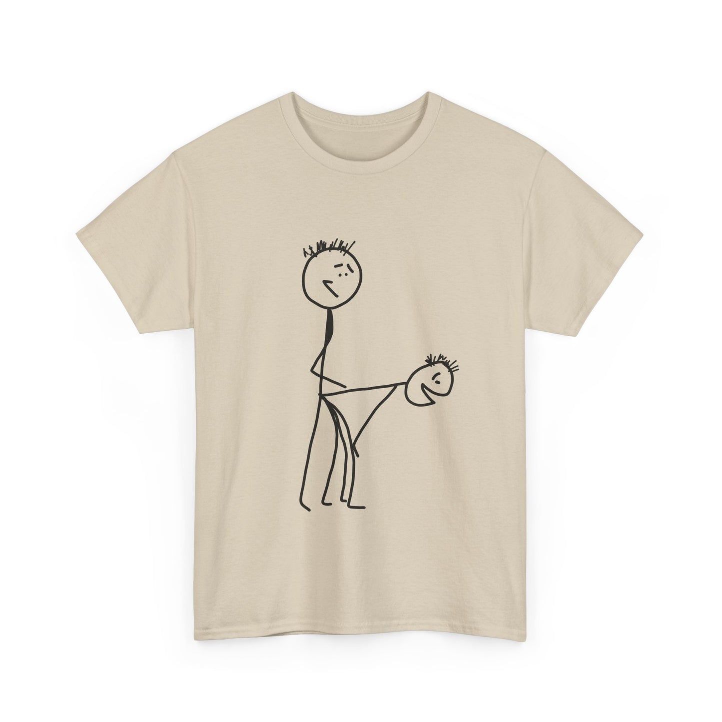 Funny Stick Figure Unisex Tee - Fk'n It by Kennidi Co