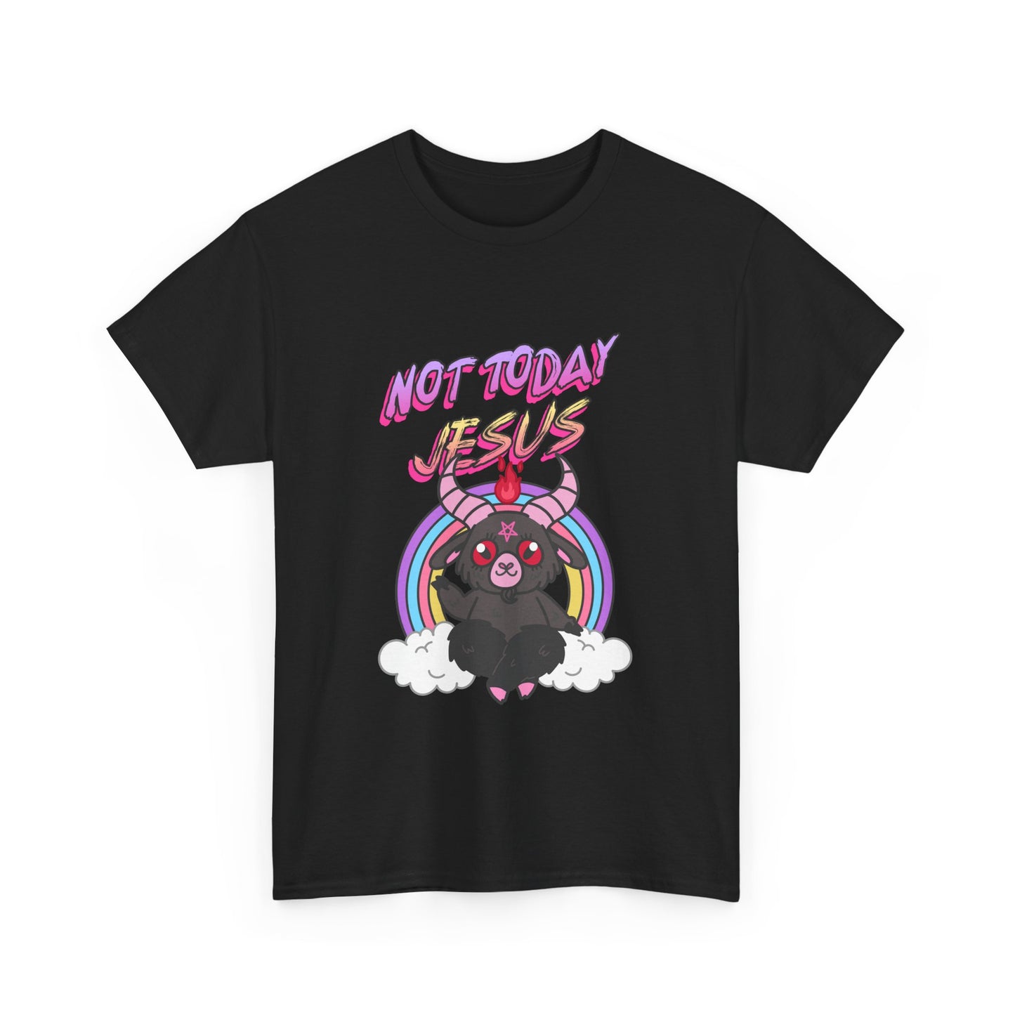 Not Today Jesus Funny Satan T-shirt