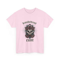 Disobedient Cunt Skull T-shirt