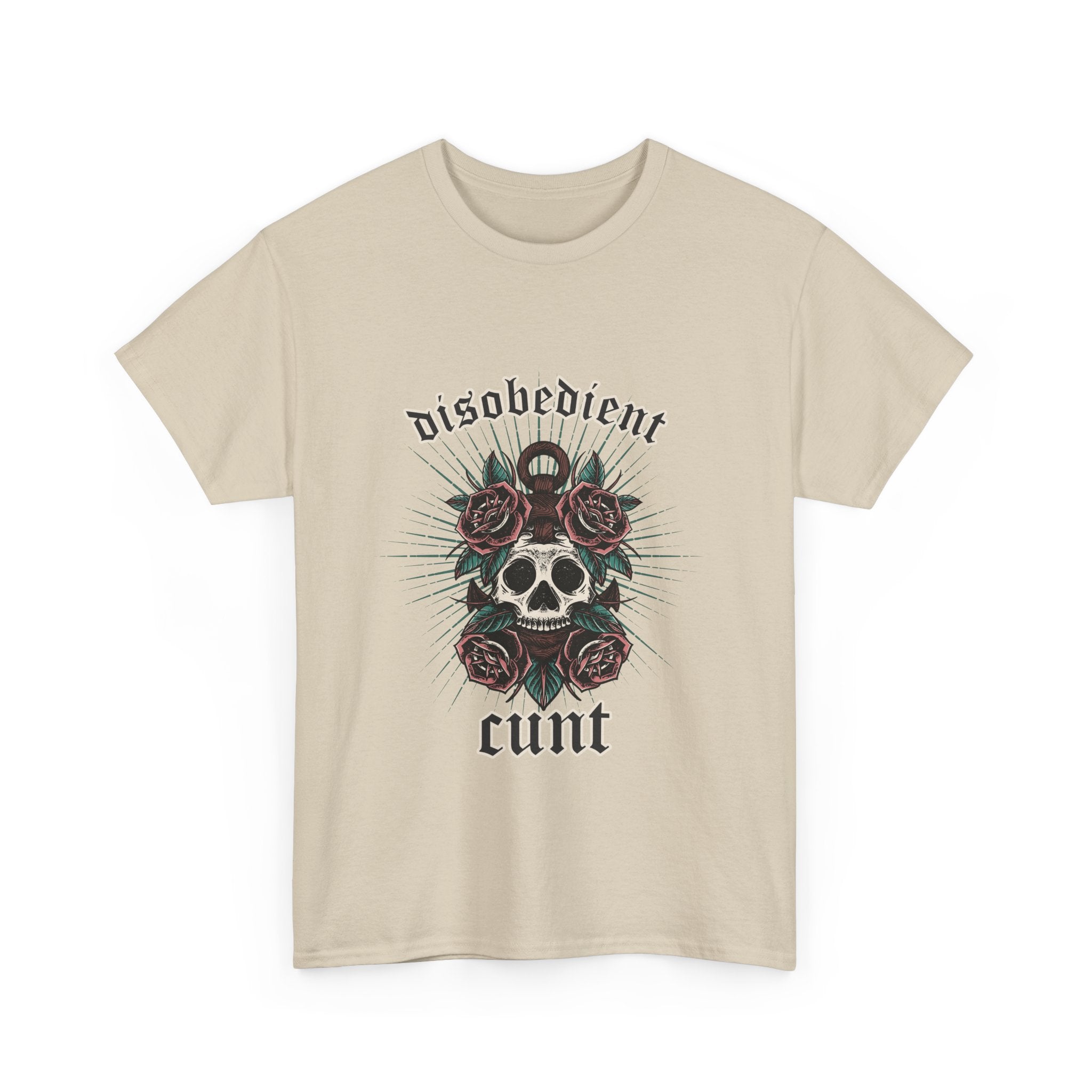 Disobedient Cunt Skull T-shirt