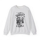 Squad Ghouls Sweatshirt, Halloween Crewneck, Spooky Season Apparel, Witchy Fashion, Unisex Halloween Sweatshirt