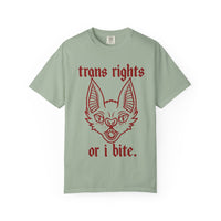 Trans Rights "I Bite" T-Shirt — Support Trans Defense