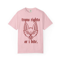 Trans Rights "I Bite" T-Shirt — Support Trans Defense