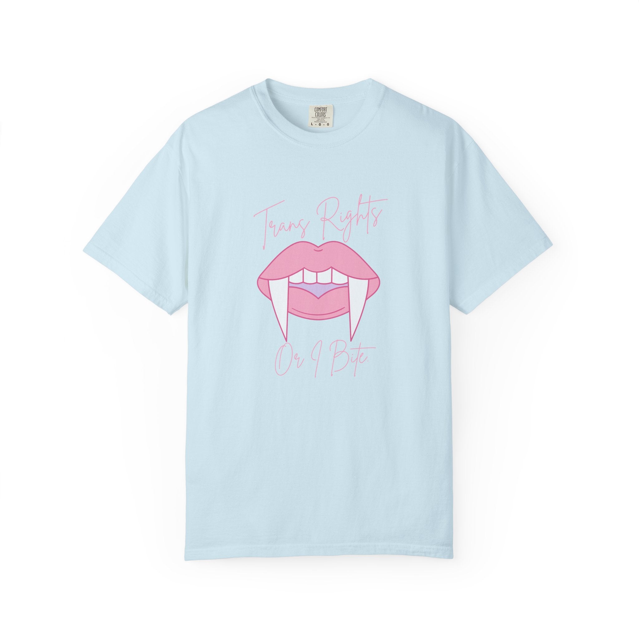 Vampire: Trans Rights or I Bite Comfort Colors T-shirt
