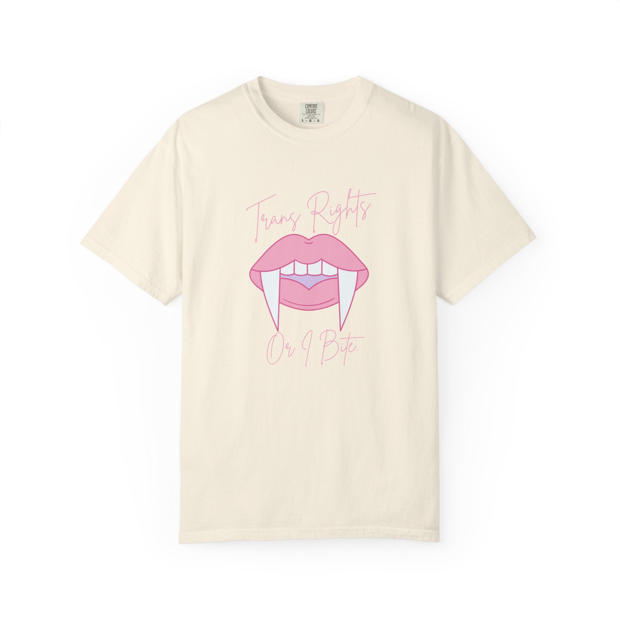 Vampire: Trans Rights or I Bite Comfort Colors T-shirt