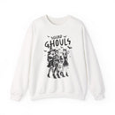 Squad Ghouls Sweatshirt, Halloween Crewneck, Spooky Season Apparel, Witchy Fashion, Unisex Halloween Sweatshirt