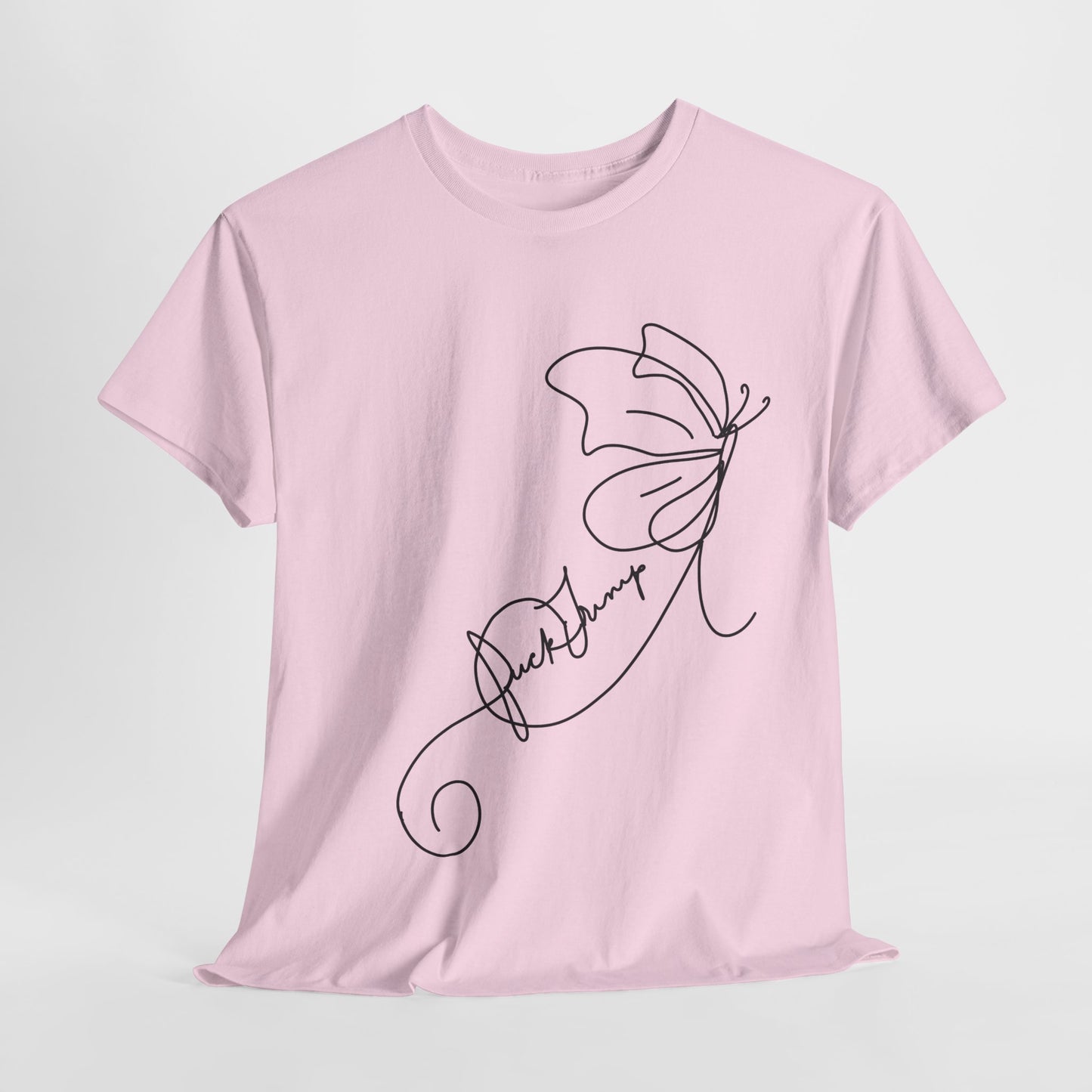 Fuck Trump Line Art Butterfly T-shirt