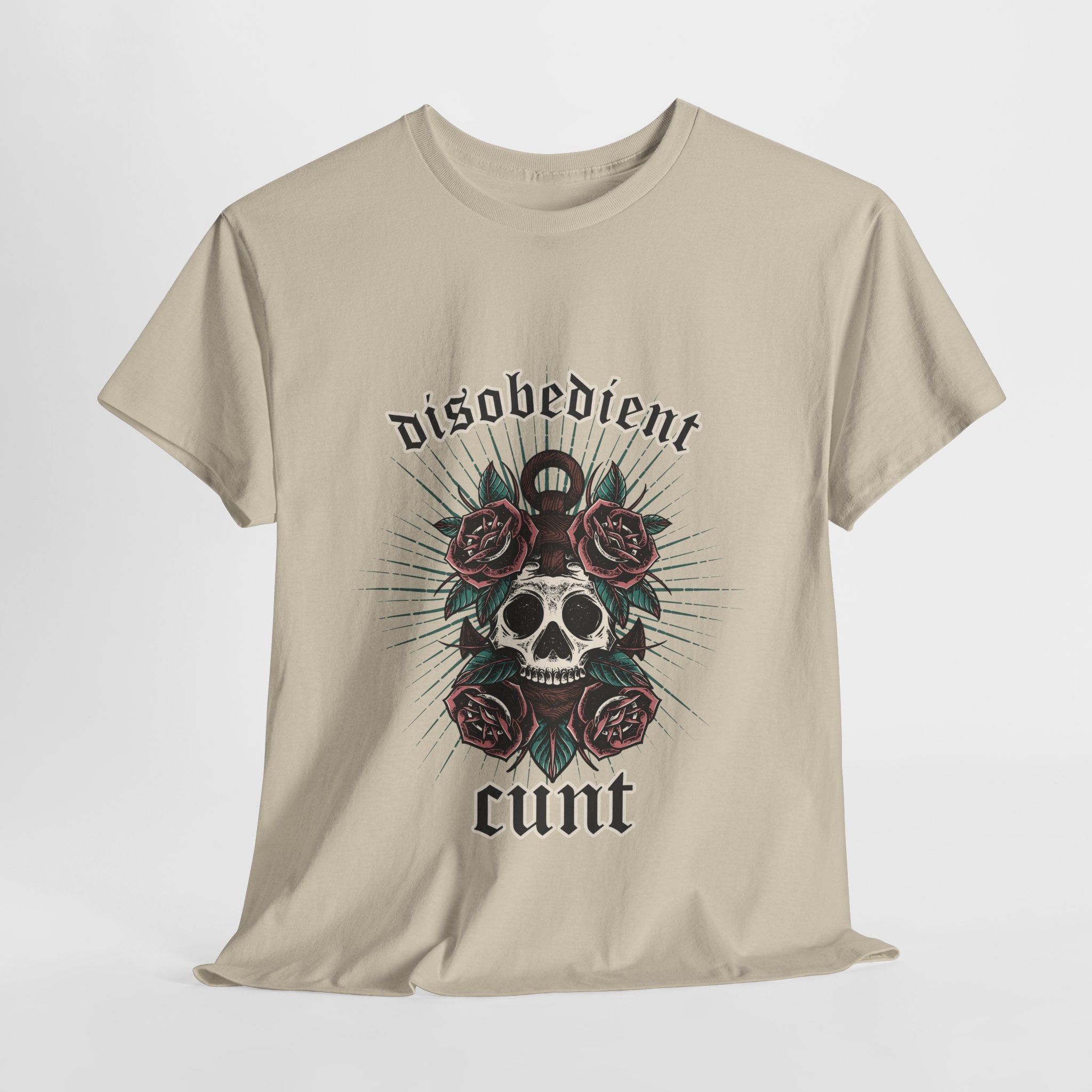 Disobedient Cunt Skull T-shirt