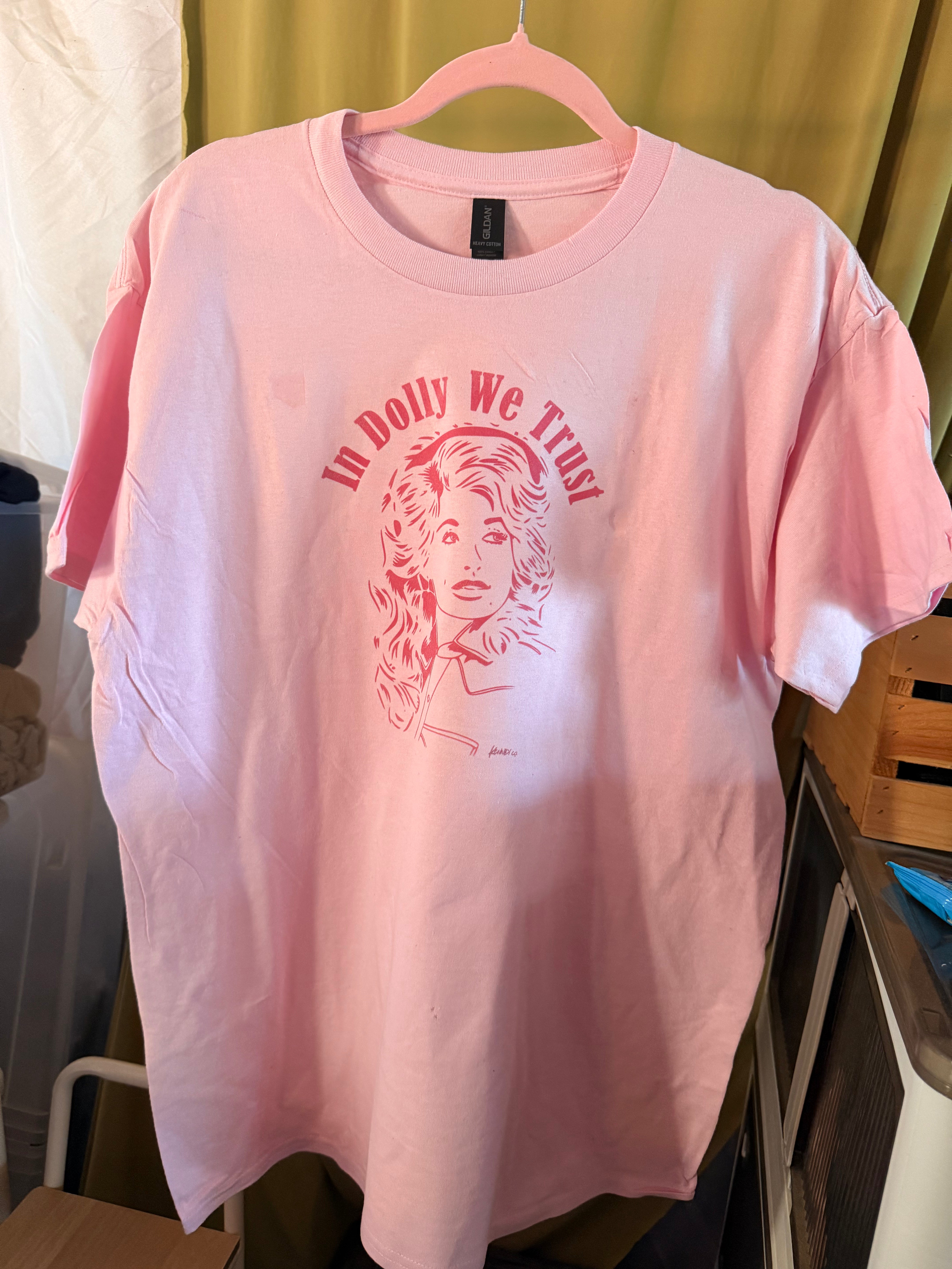 In Dolly We Trust Sublimation T-shirt