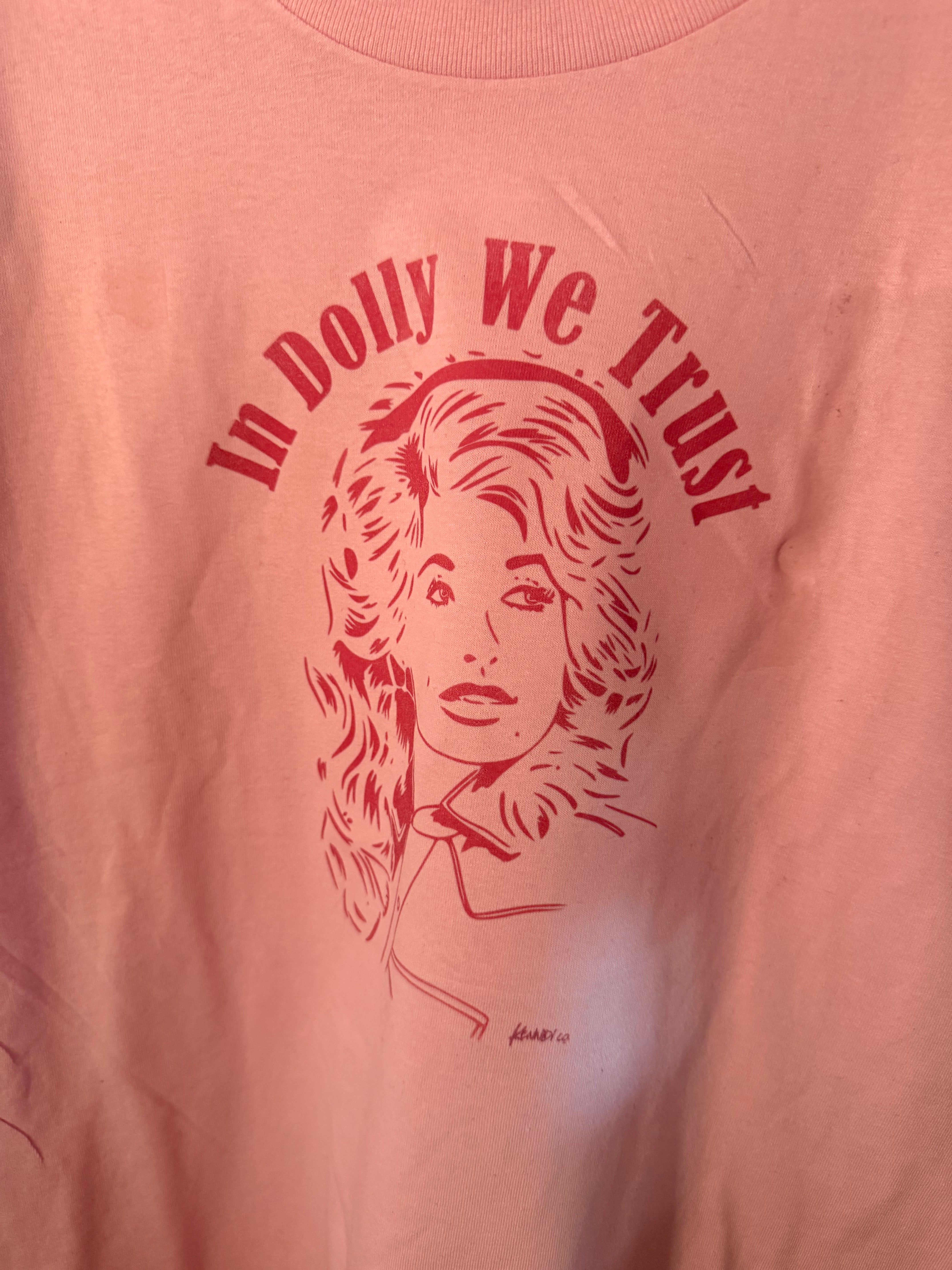 In Dolly We Trust Sublimation T-shirt