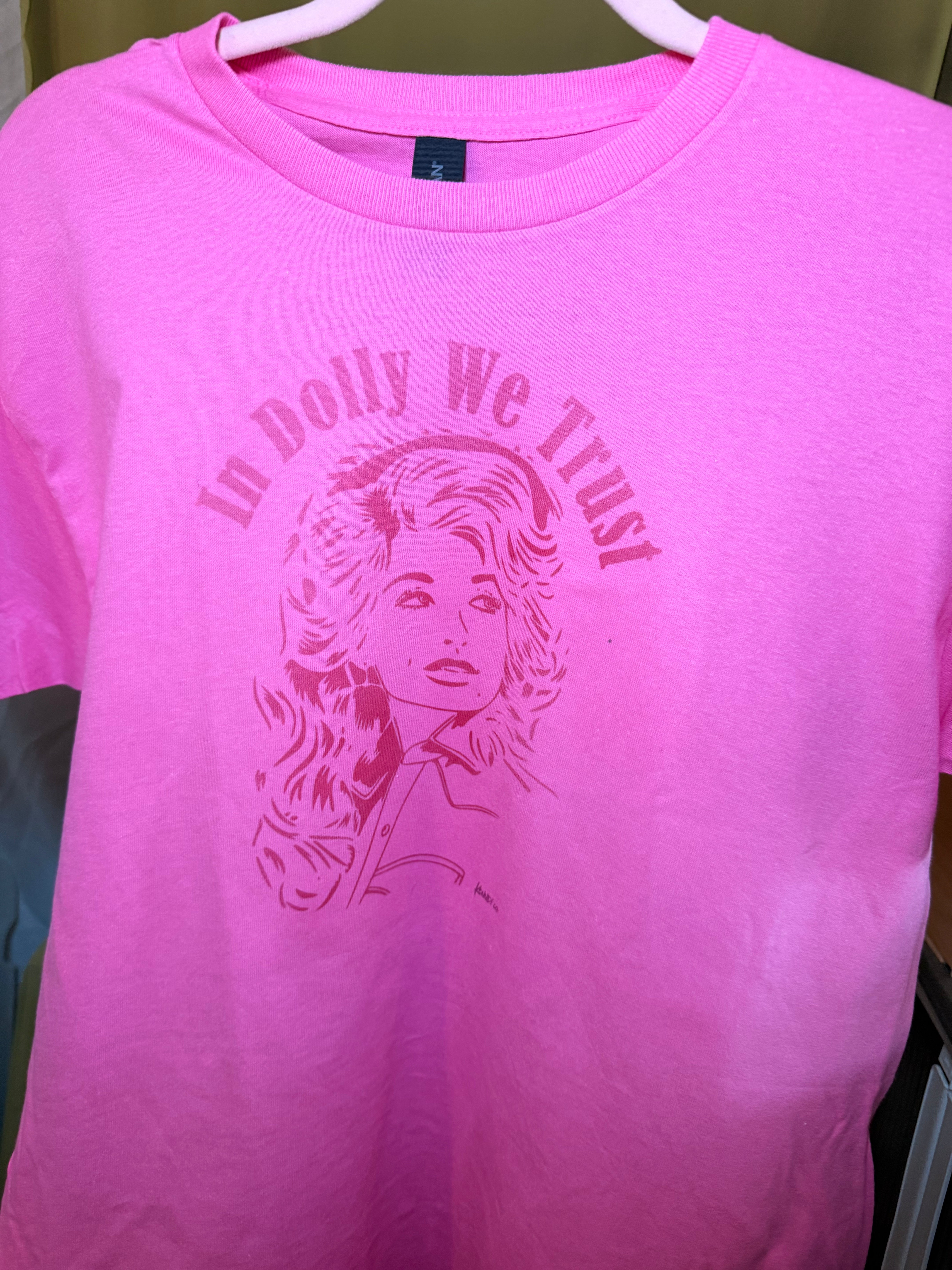 In Dolly We Trust Sublimation T-shirt