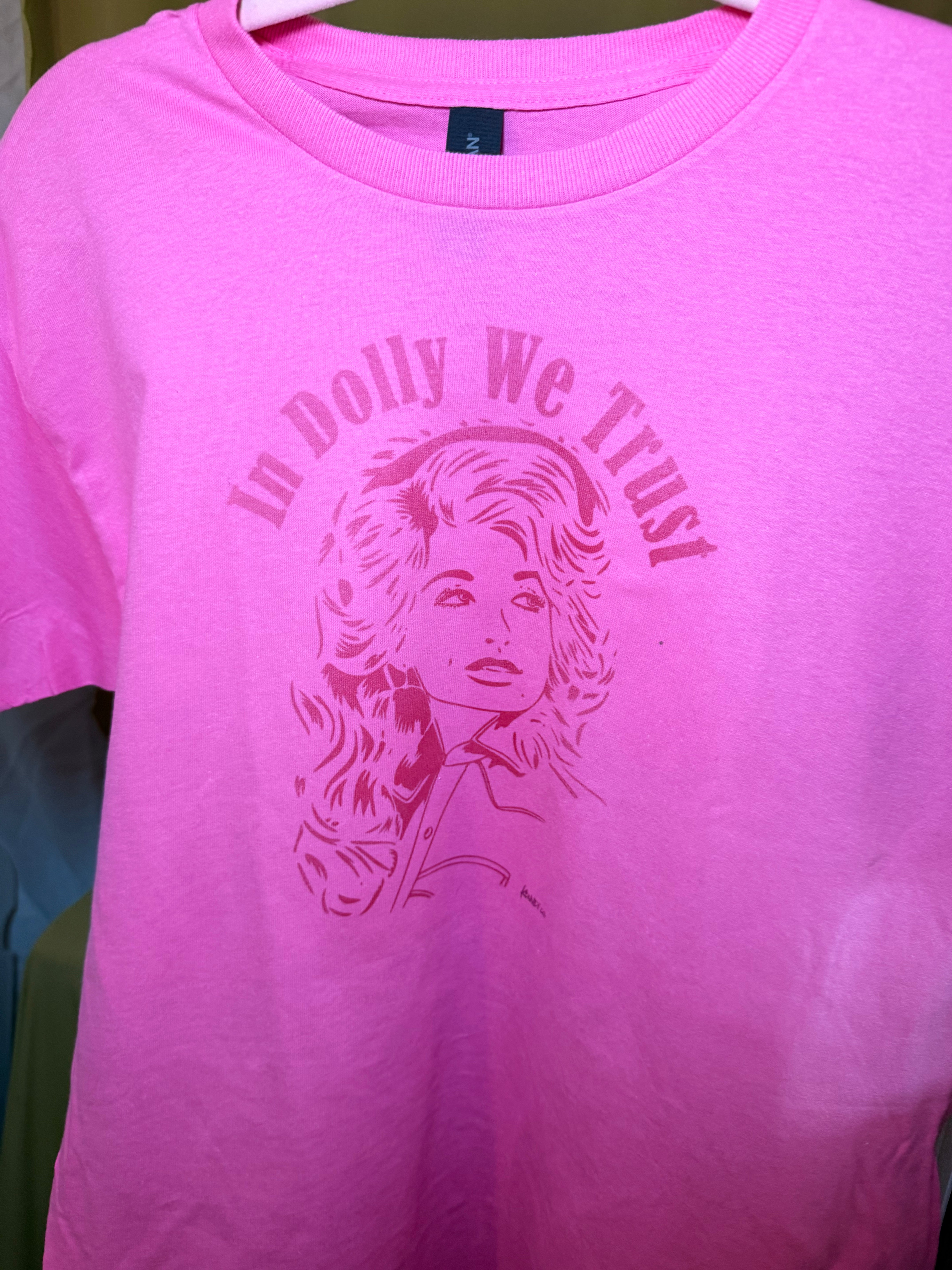 In Dolly We Trust Sublimation T-shirt