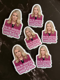 Karoline Leavitt Lie Detector Determined That Was A Lie Stickers