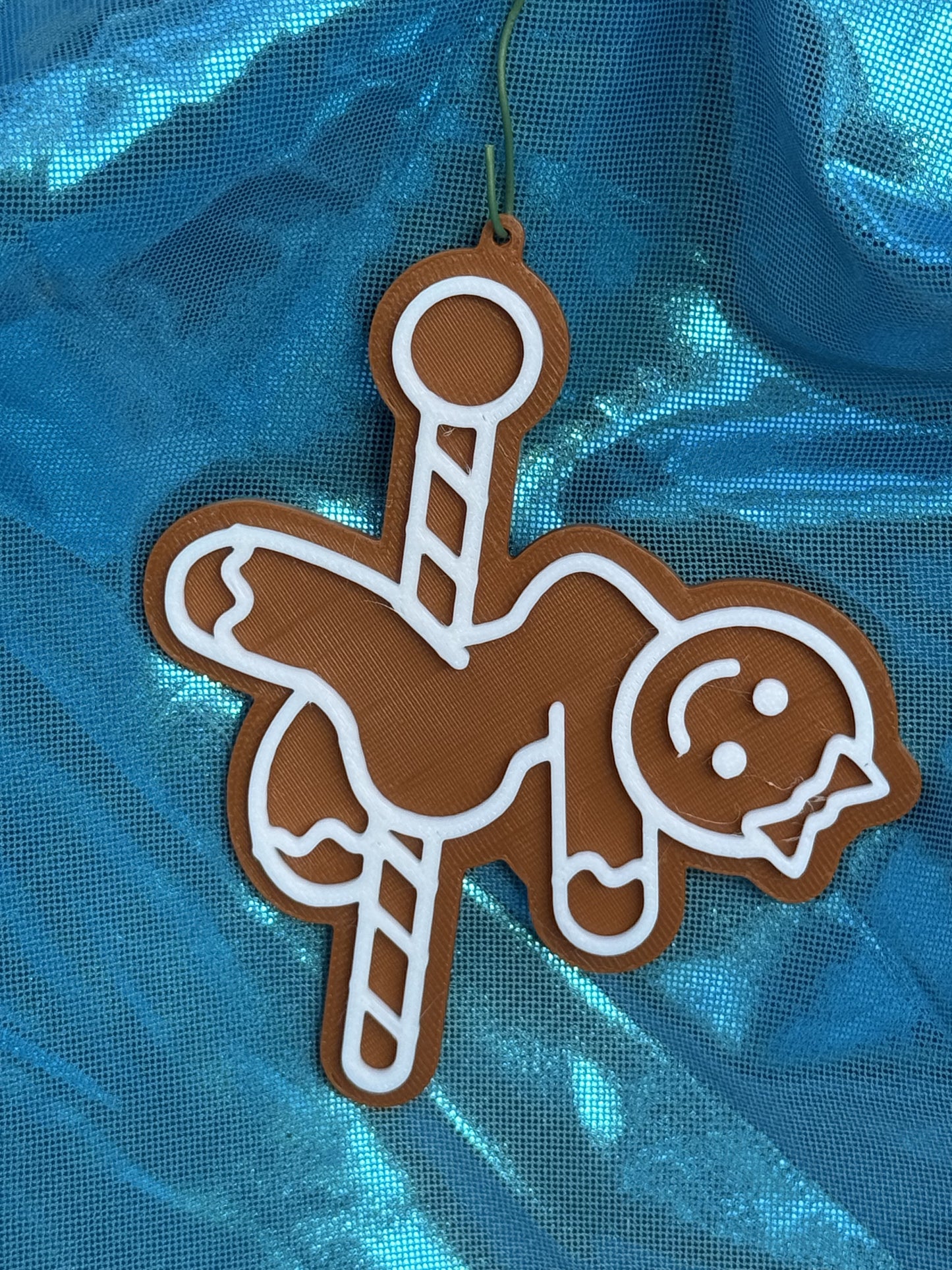 Naughty Gingerbread Holiday Ornaments