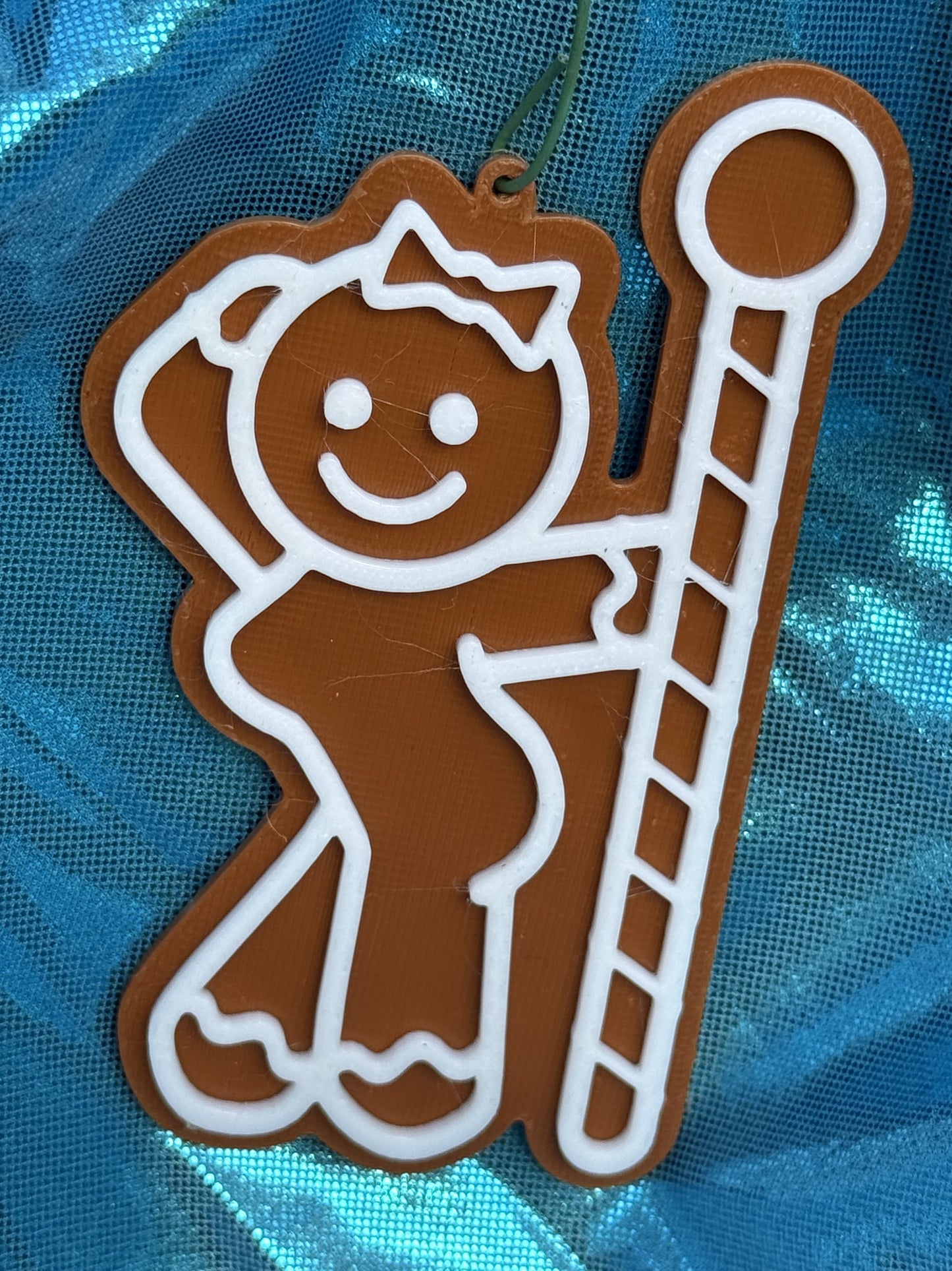 Naughty Gingerbread Holiday Ornaments