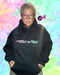 Protect the Dolls Hoodie — Skull & Pistols Trans Rights Graphic Hoodie