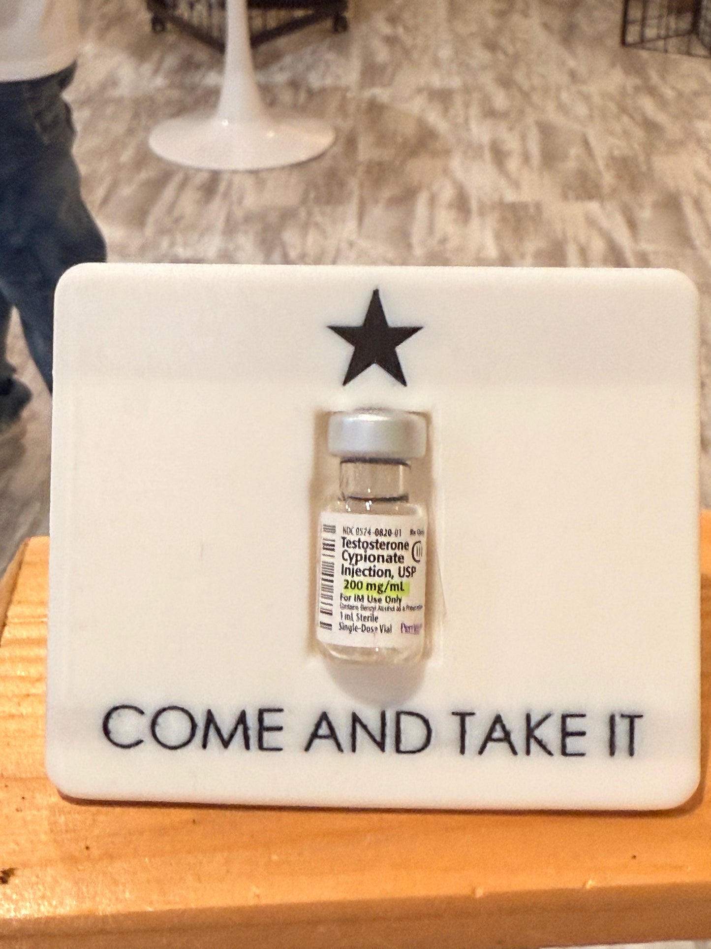 Come & Take It trans vial holder