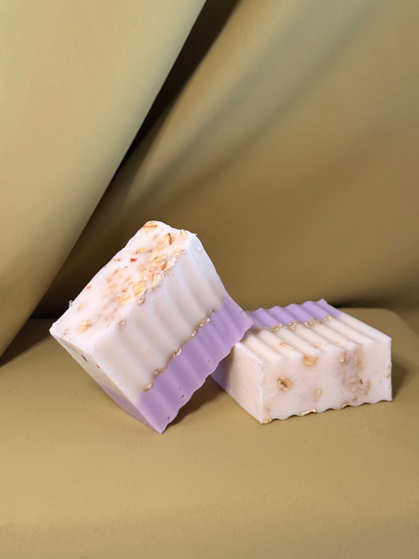 F*CK U I'M SENSATIVE: Lavander Oatmeal Honey Goat Soap