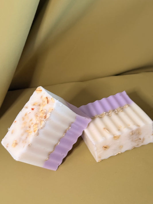 F*CK U I'M SENSATIVE: Lavander Oatmeal Honey Goat Soap