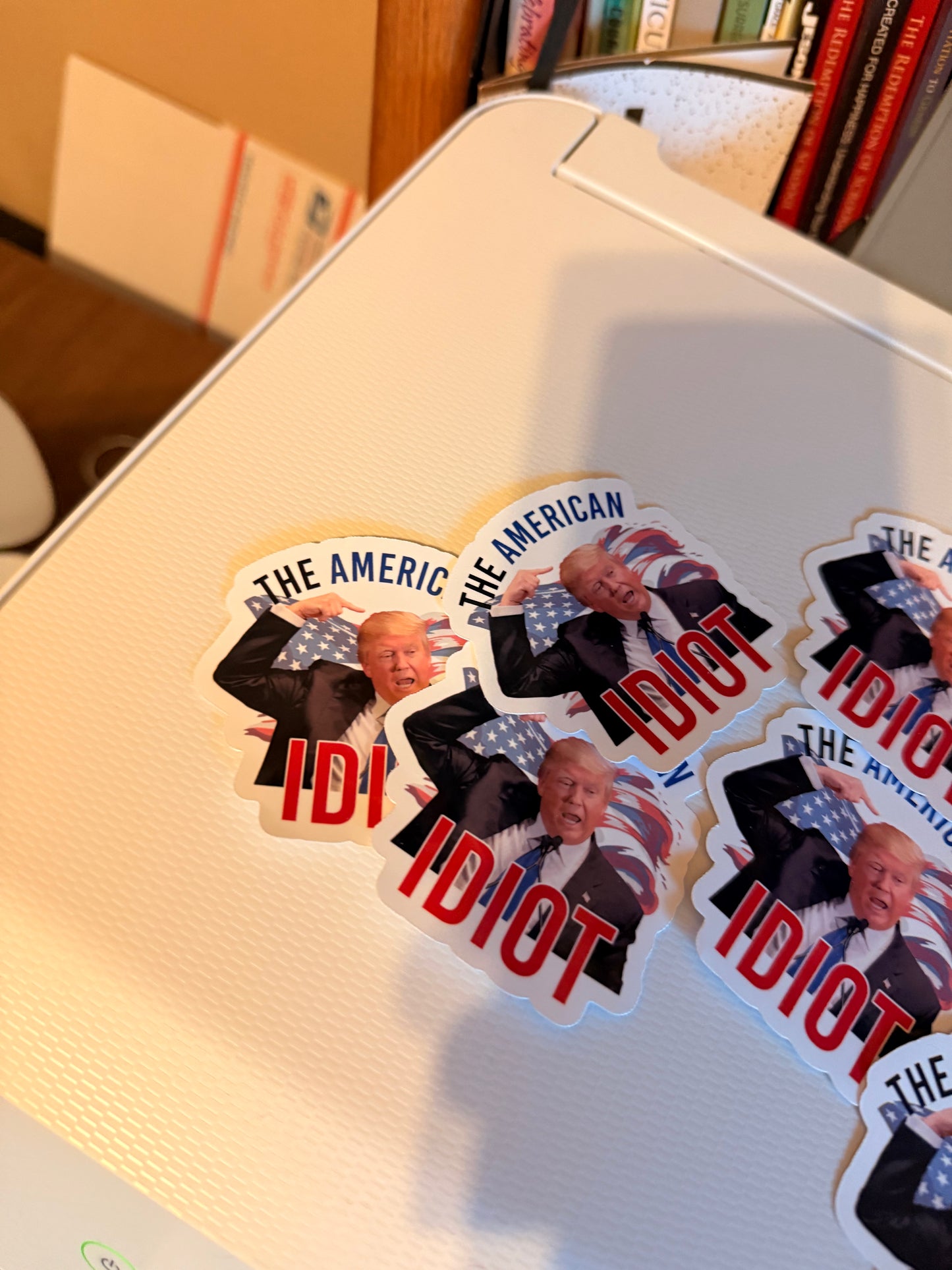 Trump- The American Idiot Sticker