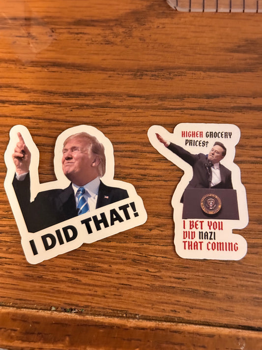 The Couple Sticker Pack- Trump/Musk