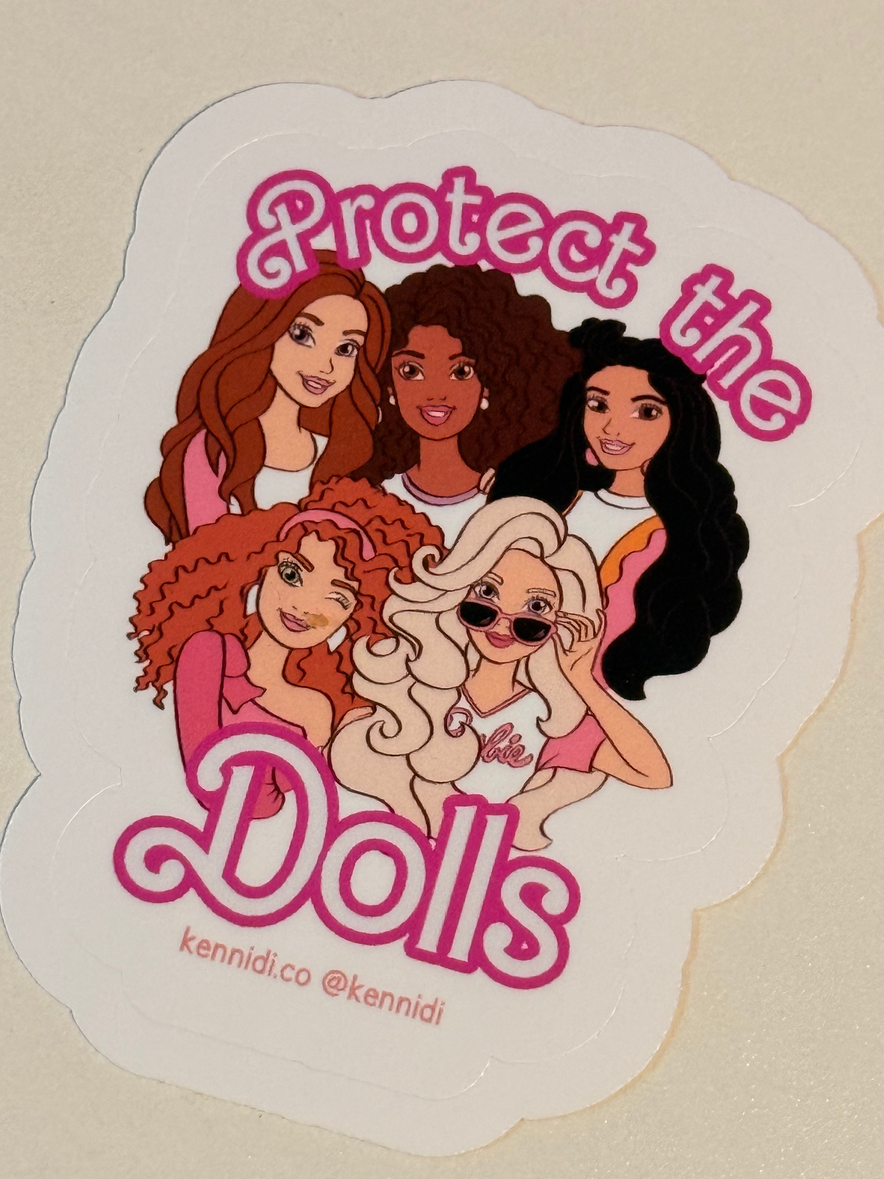 Protect the Dolls Dolls Vinyl stickers